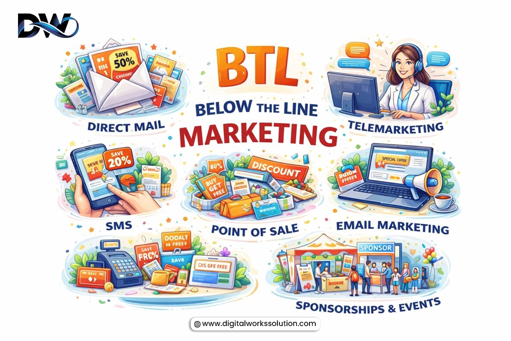 BTL marketing campaign targeting specific audiences with promotional activities.