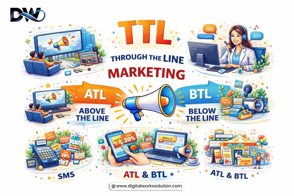 TTL marketing strategy combining brand awareness and performance marketing.