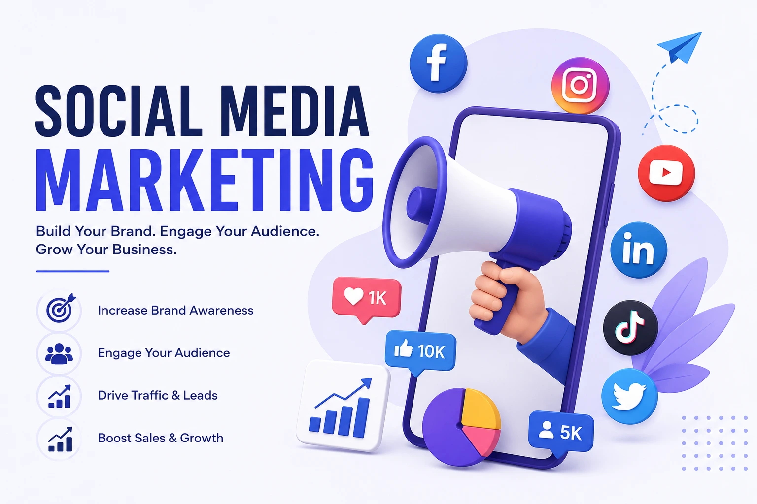 Social media marketing in Noida helping local businesses grow through Instagram Facebook and LinkedIn