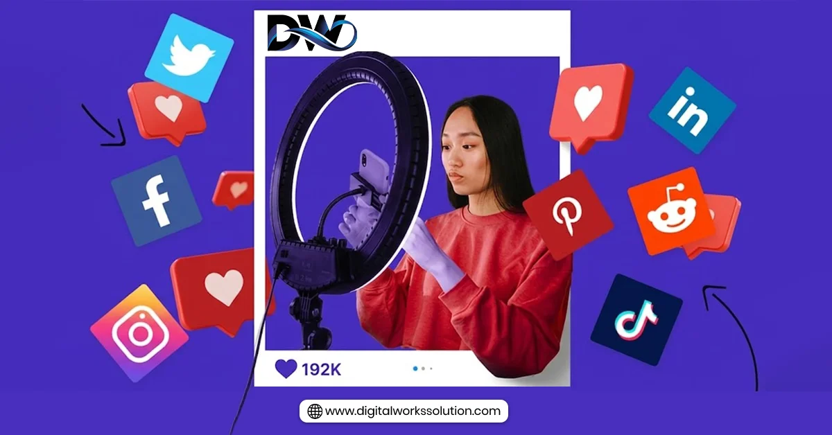 Influencer marketing -creating sponsored social media content for a brand campaign